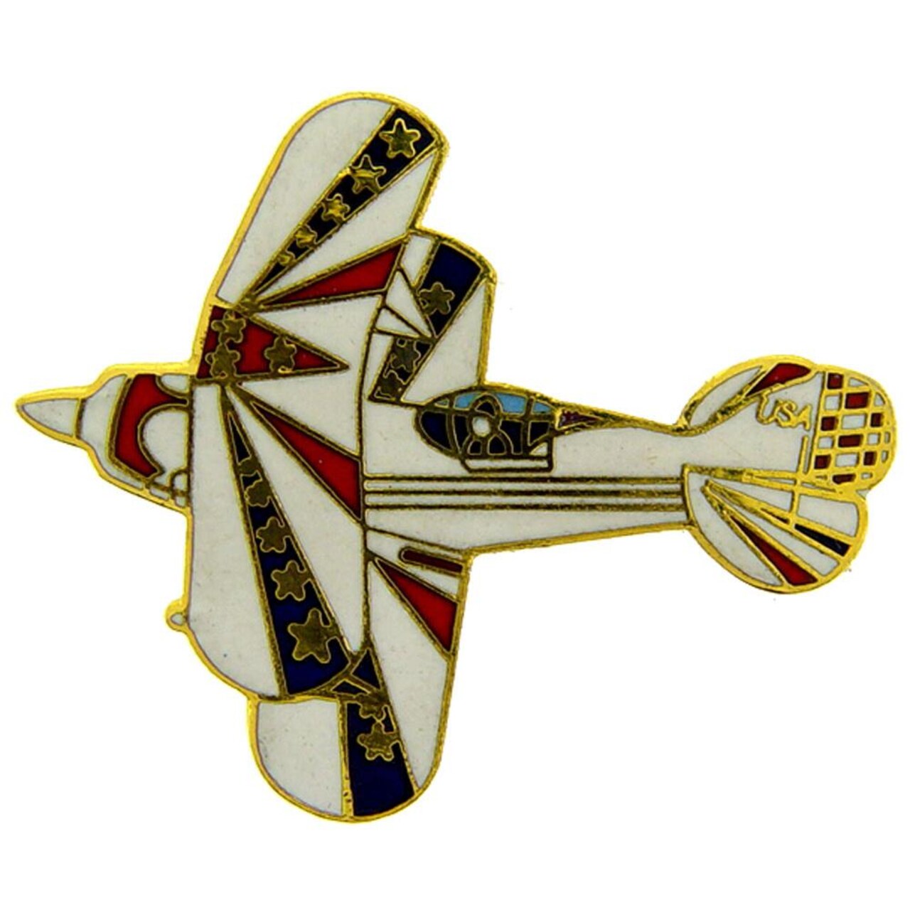 Pitts Special Airplane Pin 1 1/2&#x22;